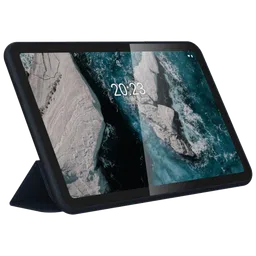 NOKIA CT20 Premium Artificial Leather Flip Cover for NOKIA Tab T20 (Sleep & Wake Functions, Black)-picture-19