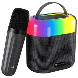 PORTRONICS Dash 3 16W Portable Bluetooth Speaker (5 Magic Voice Effects, Black)-1