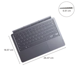 Lenovo Wireless Detachable Keyboard for P11 Pro with Touchpad (Built-in Kickstand, Grey) image 2