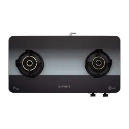 Blowhot Sapphire Toughened Glass Top 2 Burner Manual Gas Stove (ISI Certified, Black)-image-95