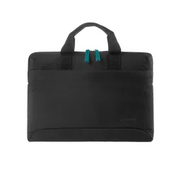 TUCANO Smilza Recycled Plastic, Neoprene Laptop Sleeve for 13 & 14 Inch Laptop (Super Slim, Black)-image-62
