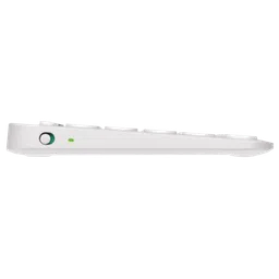 logitech Pebble Keys 2 Bluetooth Wireless Keyboard with Multi Device Pairing (10 Customizable Keys, Tonal White) image 5