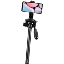 Croma 163cm Adjustable Tripod for Mobile and Camera (4 Section Height Adjustment, Black) image 5