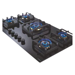Elica PRO FB MFC 5B 90 MT FFD Glass Top 5 Burner Automatic Electric Hob (Round Metallic Knob, Black)-picture-6