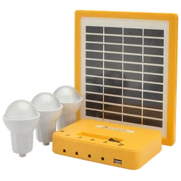 Agni Solar Home Lighting Kit 3 4 Watts Solar LED Bulb (Poly Crystalline Solar Panel, AG-301, Yellow)-15