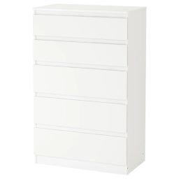 ikea kullen Chest of 5 drawers, white, 70x112 cm-picture-11