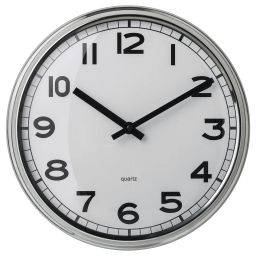 ikea pugg Wall clock, stainless steel, 32 cm-picture-16