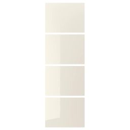 ikea hokksund 4 panels for sliding door frame, high-gloss light beige, 75x236 cm-picture-6