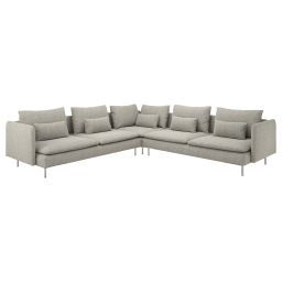 ikea söderhamn Corner sofa, 6-seat, Viarp beige/brown-picture-31