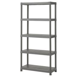ikea runmarö Shelving unit, dark grey indoor/outdoor, 90x40x182 cm-picture-34