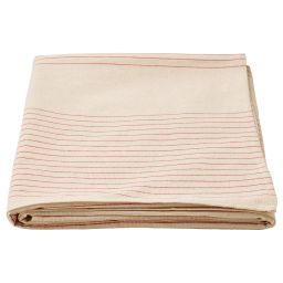 ikea vippstarr Tablecloth, stripe pattern red/natural, 150x150 cm-picture-0