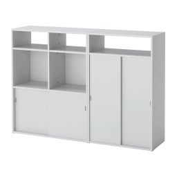 ikea spiksmed Cabinet combination, light grey, 137x32x96 cm-picture-7