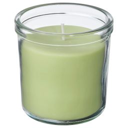 ikea lövskogslund Scented candle in glass, Apple/light green, 40 hr-picture-7
