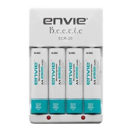 envie Beetle ECR-20 Quick Camera Battery Charger Combo for AA28004PL (4-Ports, Short Circuit Protection)-93