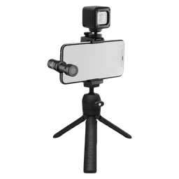 RODE VLOGVMML Vlogger Kit for Mobile with Mic (Directional Sound Pickup, Black)-19