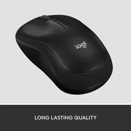 logitech M220 Wireless Optical Mouse with Silent Click Buttons (1000 DPI, Ambidextrous Design, Charcoal Black) image 5
