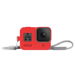 GoPro Sleeve Plus Lanyard for Hero 8 (AJSST-008, Firecracker Red)-image-66