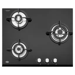 KAFF KH 60 BR 31 Tempered Glass Top 3 Burner Automatic Electric Hob (Heavy Duty Cast Iron Pan Support, Black)-image-36