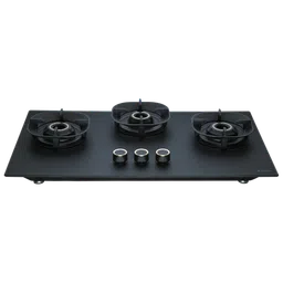 elica MATT CROWN FLEXI 375 LOTUS IND HD BRASS Toughened Glass Top 3 Burner Automatic Hob (Cast Iron Pan Support with Heat Guard, Matt Finish Black Glass)-picture-22