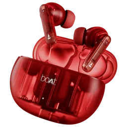 boAt Airdopes 191 ANC TWS Earbuds with Active Noise Cancellation (IPX5 Splash Resistant, 4Mics ENx, Pellucid Red)-4