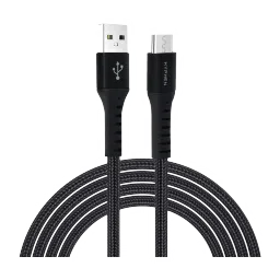 Hyphen Type A to Micro USB 3.9 Feet (1.2M) Cable (Tangle Free Design, Black)-picture-39