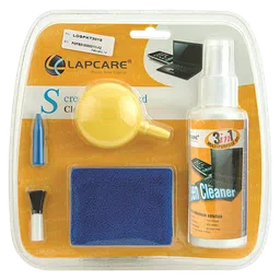 LAPCARE 5 in1 Cleaning Kit For Laptop, Desktop, Monitor and Mobile (Alcohol Free, Yellow)-28