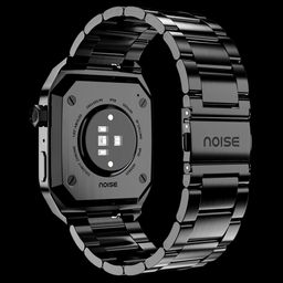 noise ColorFit Chrome Smartwatch with Activity Tracker (46.99mm AMOLED Display, IP68 Water Resistance, Elite Black Strap) image 3
