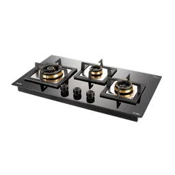 Glen 1073 SQ HT DB TR Toughened Glass Top 3 Burner Automatic Electric Hob (Vitreous Enamelled Pan Support, Black)-picture-16