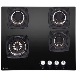 Elica DT FB MFC 4B 60 SWIRL Glass Top 4 Burner Automatic Electric Hob (Cast Iron Grid, Black)-67