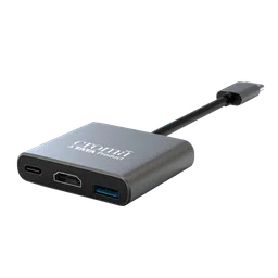Croma USB 3.0 Type C to USB 3.0 Type C, USB 3.0 Type A, HDMI Type A Multi-Port Hub (5 Gbps Data Transfer Rate, Grey) image 5