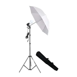 HIFFIN E27 Studio Single Holder Umbrella Lighting Kit (Supports Up to 6000 g)-18