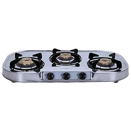Elica INOX 753 SS 3 Burner Manual Gas Stove (Round Euro Coated Grid, Silver)-image-34