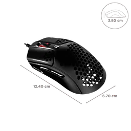 HyperX Pulsefire Haste Wired Optical Gaming Mouse with Customizable Buttons (16000 DPI, Ultra-Light Hex Shell Design, Black) image 3