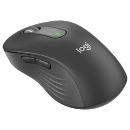 logitech Signature M650 L Wireless Optical Performance Mouse with Customizable Buttons (4000 DPI Adjustable, Multi Device Connectivity, Graphite) image 4