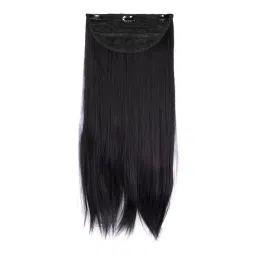 Stasia Street Clip-In 18 Inch Jet Black Straight Hair Extensions-picture-28