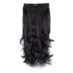 Stasia Street Clip-In 24 Inch Out Curl Natural Black Hair Extensions-picture-7