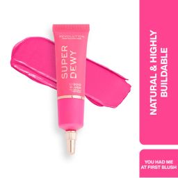 Makeup Revolution Superdewy Liquid Blusher - Ultra Pigmented-Dewy & Radiant Formula You Had Me At First Blush-picture-37