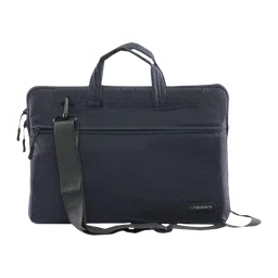 neopack Svelte Nylon, Fabric Laptop Sling Bag for 13.3 & 14.2 Inch Laptop (Lightweight, Navy Blue)-image-14