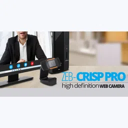 ZEBRONICS Zeb-Crisp Pro 5P Web Cam (Built-in Microphone, Black) image 5