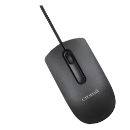 Croma Wired Optical Mouse (1200 DPI, Plug & Play, Black)-26
