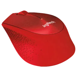 logitech M331 Plus Wireless Optical Mouse with Silent Click Buttons (1000 DPI, Plug & Play, Red) image 4