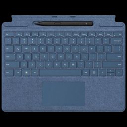 Microsoft Surface Pro Signature Wireless Keyboard for Surface Pro 8, 9 & X with Slim Pen 2 (Backlit Keys, Sapphire)-6