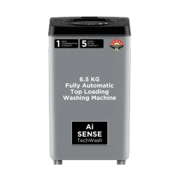 acer 6.5 kg 5 Star Fully Automatic Top Load Washing Machine (Quad Wash, AR65FATLP0EC, AiSense, Grey)-picture-42