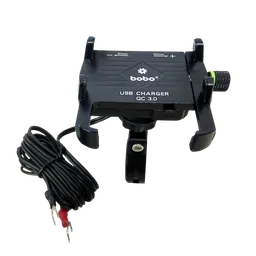bobo BM5 Claw Bike Mount for Mobile (Fast USB 3.0 Charger, Black)-12