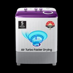 SAMSUNG 6 kg 5 Star Semi Automatic Washing Machine with Air Turbo Drying (WT60R2000LL/TL, Light Grey & Violet)-picture-23