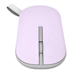 ASUS Marshmallow MD100 Bluetooth 5.0 Wireless Optical Mouse with Quiet Click Buttons (1600 DPI Adjustable, Battery Saving Technology, Mist Purple) image 5