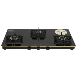 FABER Prince Plus Toughened Glass Top 3 Burner Manual Hob (Full Brass Burners, Black)-picture-29