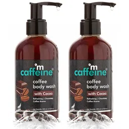 MCaffeine Set of 2 Refreshing Coffee Body Wash with Cocoa - 200ml each image 1