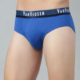 van heusen innerwear Van Heusen Men Pack of 2 Plush Back Elastic Waistband Ultra Soft Briefs image 2
