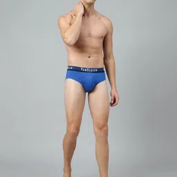 van heusen innerwear Van Heusen Men Pack of 2 Plush Back Elastic Waistband Ultra Soft Briefs image 4
